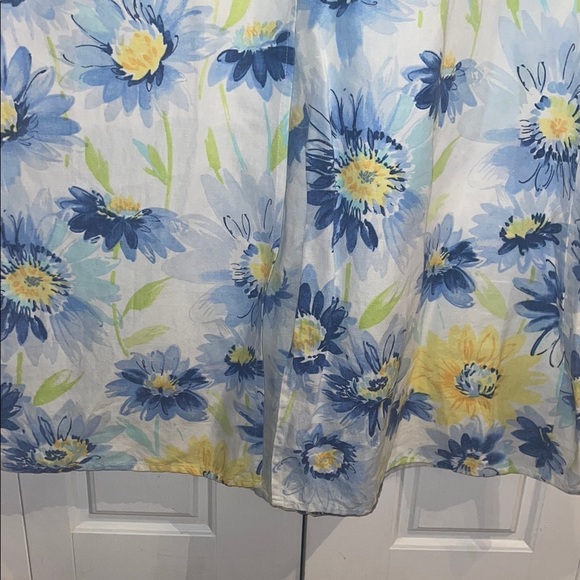 Liz Claiborne Blue and Yellow Halter Sundress - Picture 7 of 7